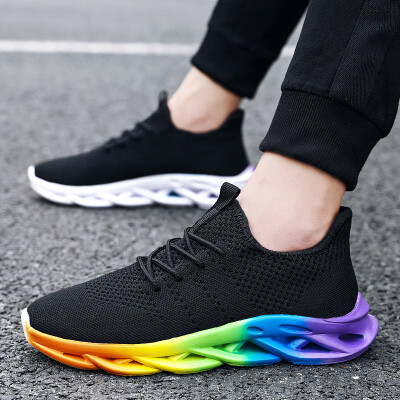 

Breathable trend mens shoes wild fashion sports shoes mens mesh gauze shoes running tide shoes