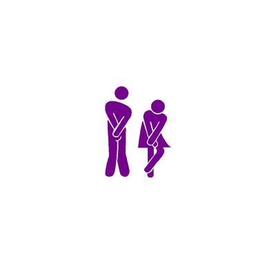 

Gobestart Removable Cute Man Woman Washroom Toilet WC Sticker Family DIY Decor
