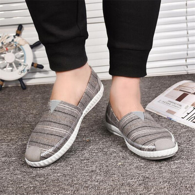 

Men Student Canvas Shoes Flats Loafers Low Tops Breathable Sport Casual Shoes