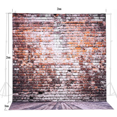 

Andoer 2 3m66 98ft Large Photography Backdrop Background Brick Wooden Floor Pattern for Baby Newborn Children Teen Adult Ph