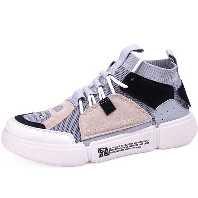 

LZJ Platform Sneakers Woman Unisex 44 Size Sock Shoes 2019 New Breathable Casual Shoes Platform Couple Sneakers For Woman 35-40