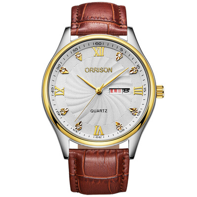 

Watch Belt High School Students Korean Chao Mens Fashion Simple Business Waterproof Steel Belt Mens Quartz Watch