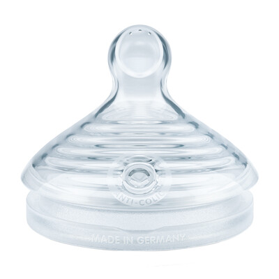 

NUK natural mother feeling super wide caliber pacifier baby baby silicone nipple anti-flatulence 0-6 months trumpet two pieces German imports