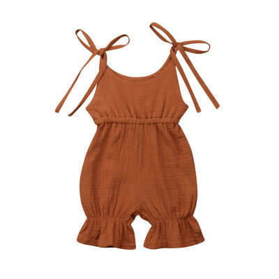 

Baby Girl Kids Romper Kids Suspender Pants Toddler Jumpsuit Playsuit Sunsuit NEW