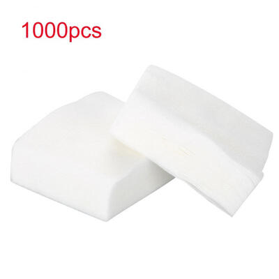 

Greensen 1000Pcs Disposable Cotton Pads Nail Polish Wipes Remover Makeup Cleaner Cotton Wipes