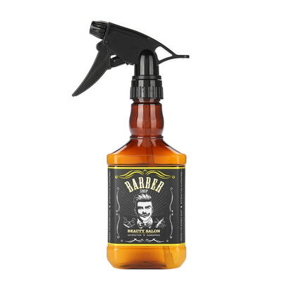 

Greensen 300ML Refillable Hairdressing Water Sprayer Barber Vintage Spray Bottle Hair Tool Brown