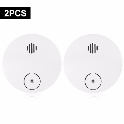 

Wireless Smoke Detector Photoelectric Fire Alarm Battery-Powered Light Sound Warning Fire Safety for Home Hotel School