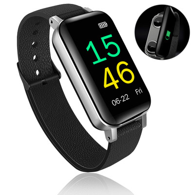 

Smart Watch Fitness Tracker Watch IP67 Smart Bracelet with Ergonomic Earphones For Women Men