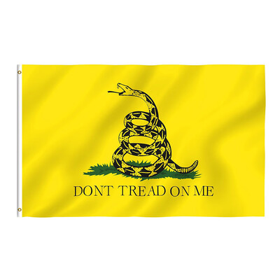 

Gobestart New Yellow Snake Tea Party Culpeper Dont Tread On Me Flag 3x5FT Banner