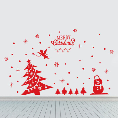 

Tailored Wall Window Stickers Angel Snowflake Christmas Xmas Vinyl Art Decoration Decals