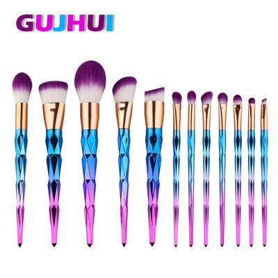 

Toponeto 12PCS Make Up Foundation Eyebrow Eyeliner Blush Cosmetic Concealer Brushes