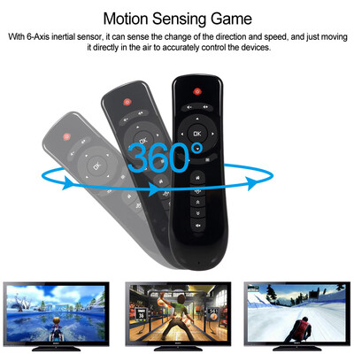 

24GHz Fly Air Mouse Wireless Handheld Remote Control 6-axis Motion Stick USB Receiver Adapter for Smart TV Android TV Box Project