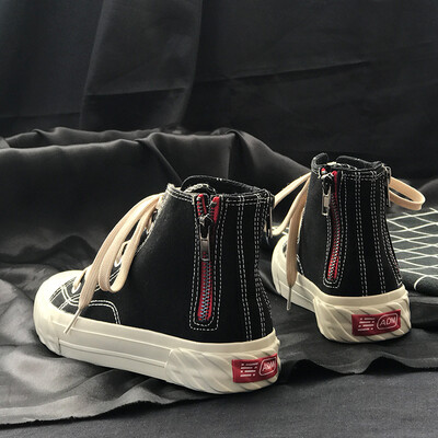 

High-top canvas shoes womens new 2019 autumn Gao Bang womens board shoes ulzzang tide Korean version of Joker student tide shoes