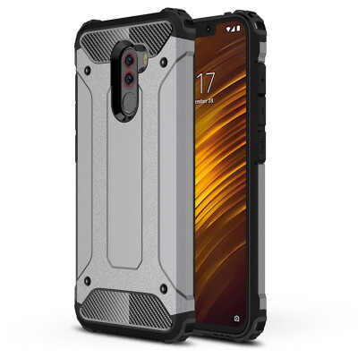 

Rugged Bumper Case Xiaomi Mi Pocophone F1 Soft TPU Phone Cover Xiomi Pocophone F1 Heavy Duty Armor Case Xiaomi Poco F1 TPU Case