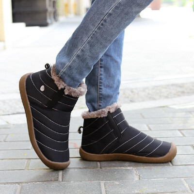 

Outdoor Water-resistant Non-slip Snow Boots Slip-on Winter Warm Shoes for Men&Women