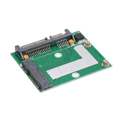 

Half-Height mSATA Mini PCI-e SSD to 25in SATA3 Interface Converter Adapter Card