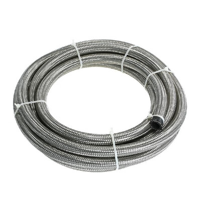 

AN-6 AN6 Stainless Steel Braided Fuel Hose Oil Cooler Hose 3M
