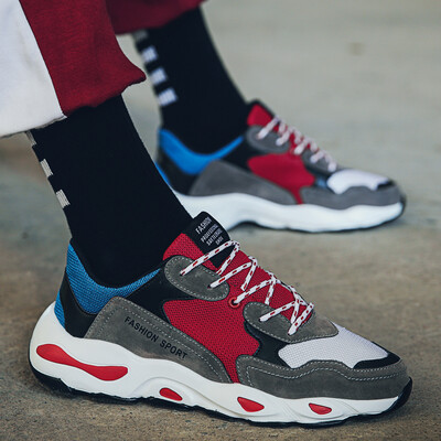 

Autumn&summer plus velvet mens shoes 2019 new net red shoes mens tide shoes wild Korean version of the trend of casual sports shoes