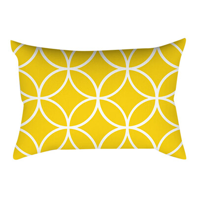 

〖Follure〗Pineapple Leaf Yellow Pillow Case Sofa Car Waist Throw Cushion Cover Home Decor