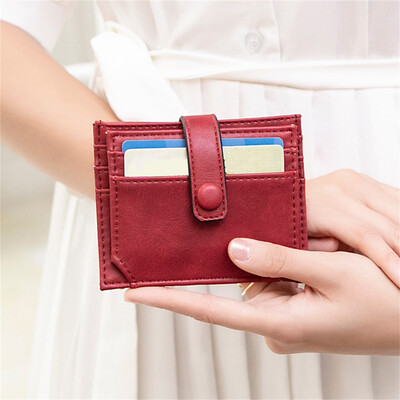 

Tailored Women Short Wallets Mini Money Purses Small Fold Female Coin Purse Card Holder