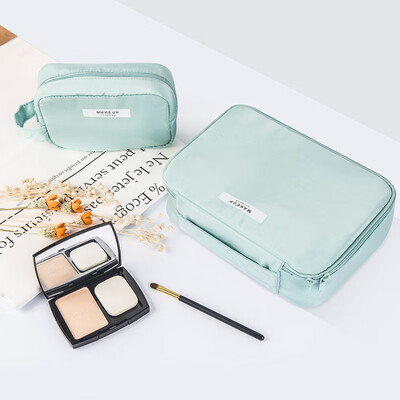

Vilscijon Victorian cosmetic bag large-capacity storage bag hand-held cosmetic bag multi-function portable Korean travel storage bag men&women travel wash bag large blue 2606