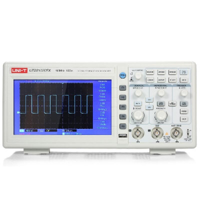 

UNI-T UTD2102CEX Oscilloscope Oscillometer Digital Storage Oscilloscope 2CH 100MHz 1GSs 7" TFT Display