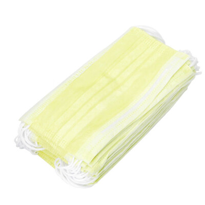 

Siaonvr 50pcs Disposable Face Salon Dust Ear Loop Medical Mouth Flu Mask