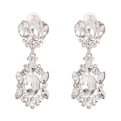 

AOTEMAN 2019 Rose Gold Color Good Trend Fashion Full Crystal Earring Vintage Statement Stud Earrings