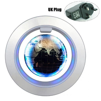 

Magnetic-Levitation Floating Globe 4" with LEDs Light Levitating World Map Globe for Home Office Desk Decoration Children Educatio