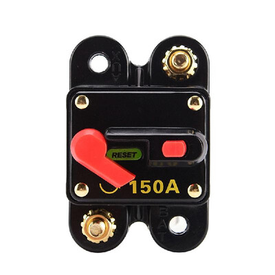 

150A Fuse Circuit Breaker Manual Reset Waterproof for Car Audio Marine