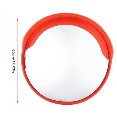 

Greensen 45cm Wide Angle Driveway Road Safety Convex Traffic Mirror with Mounting Hardware Accessories