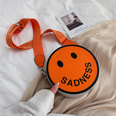 

Popular female bag 2019 new fashion small round bag summer small fresh wild ins Messenger bag oceanic shoulder bag