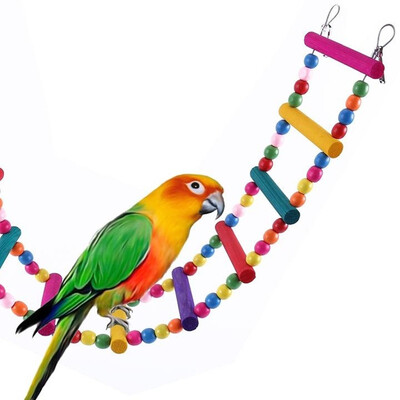 

Wooden Mouse Parrot Ladder Hamster Pet Ladder
