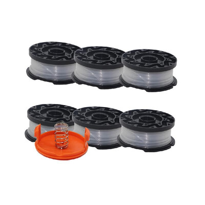 

Replacement String Trimmer Spool 30ft 0065" String Trimmer Line Spool Cap Spring 8pcs Fit for Black Decker AF-100-3ZP