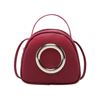 

Litchi Pattern Shell Shoulder Messenger Handbags Women Leather Satchel Bags
