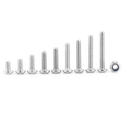 

Greensen 280pcs M3 Stainless Steel SS304 Hex Socket Button Head Screws&Locknuts Assortment Set