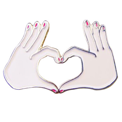 

Funny Gesture Animals Unisex Corsage Collar Brooch Pins Enamel Badge yuy