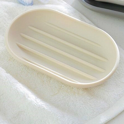 

Bathroom Soap Dish Box Holder Case Shower Soap Storage Drain Tray Practical New