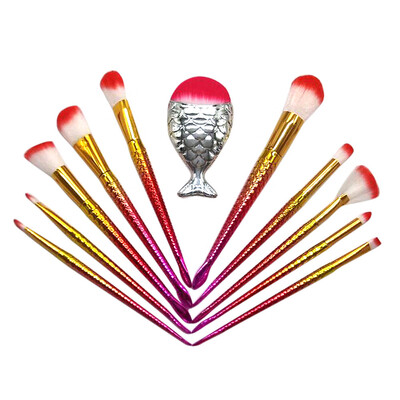 

Toponeto 11PCS Make Up Foundation Eyebrow Eyeliner Blush Cosmetic Concealer Brushes