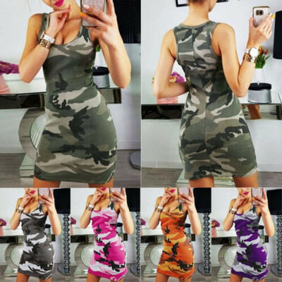 

Sexy Women Summer Bodycon Pencil Slim Dress Party Cocktail Mini Dress Plus Size