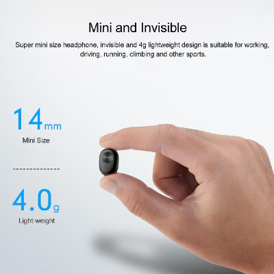 

Wireless Bluetooth 42 Headphones Mini Invisible Earphone In-ear Stereo Music Headset Earpiece Charging Box Hands-free w Micropho