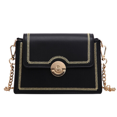 

Summer new wave Korean fashion wild shoulder chain small daisies cute petal smiley bag