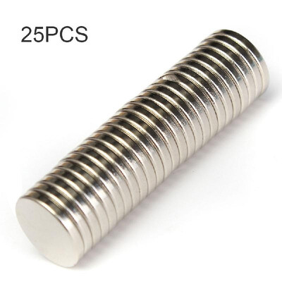 

25pcs N52 Strong Round Disc Permanent Rare Earth Neodymium Magnety for Refrigerator DIY Craft Scientific&Office Multi-use 12X2