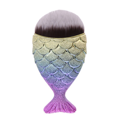 

Cosmetic Makeup Fish Brush Fishtail Bottom Powder Foundation Blush Brush