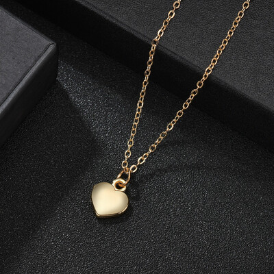 

Minimalism Round Heart Star Hollow Choker Necklace Korean Metal Gold Color Pendant Necklace For Women Fashion Geometric Jewelry