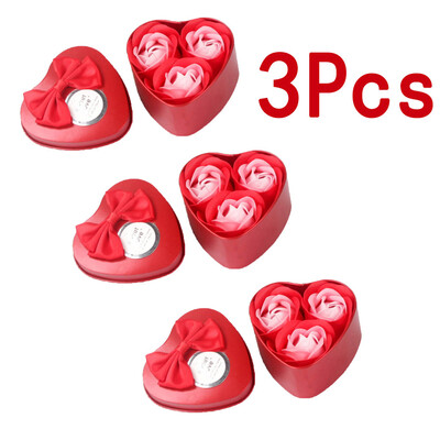 

Toponeto Heart Scented Bath Body Petal Rose Flower Soap Wedding Decoration Gift Best