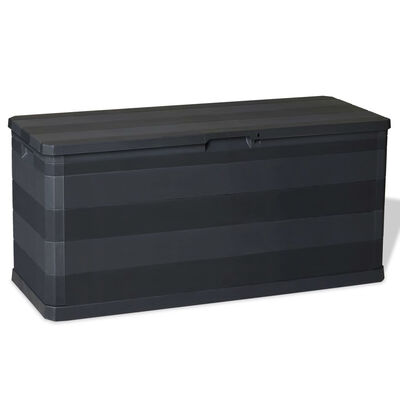 

Garden Storage Box Black 461"x177"x22