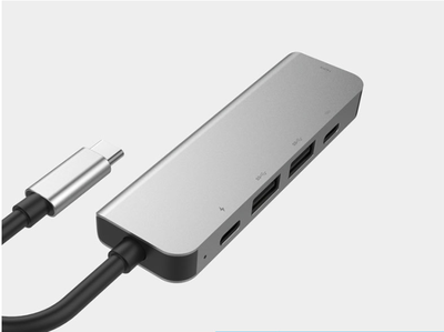 

Type-c hub Dock typeC to hdmi macbook pd converter 5-in-1 hub