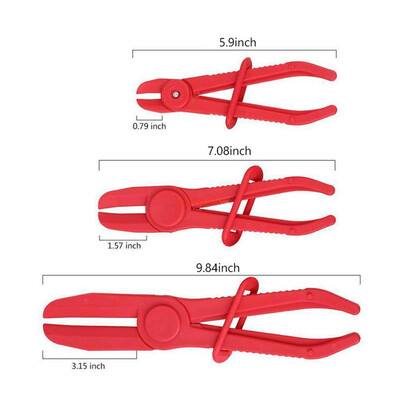 

〖Follure〗3Xkit Oil Pipe Tube Hose Plastic Cut-off Sealing Pliers Clamp Car Repair Tool