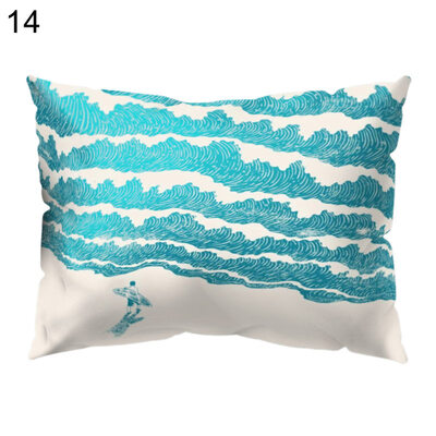 

Flower Seashell Sushi Pillow Case Cushion Cover Sofa Bed Car Cafe Office Decor